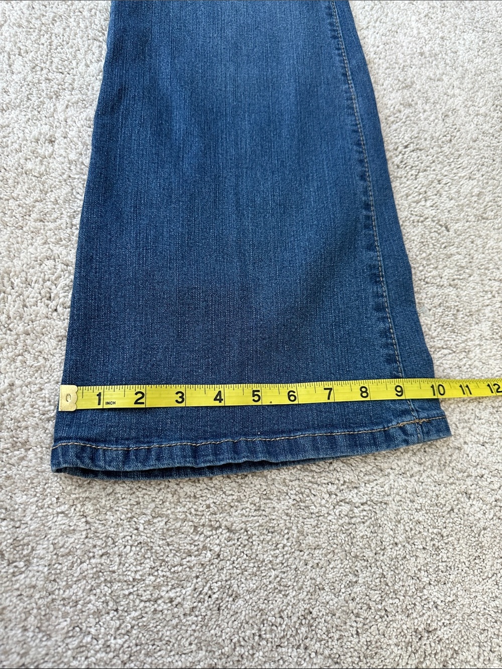 d. Jeans Recycled Denim High Waist Flare Jeans NWT - Picture 10 of 11